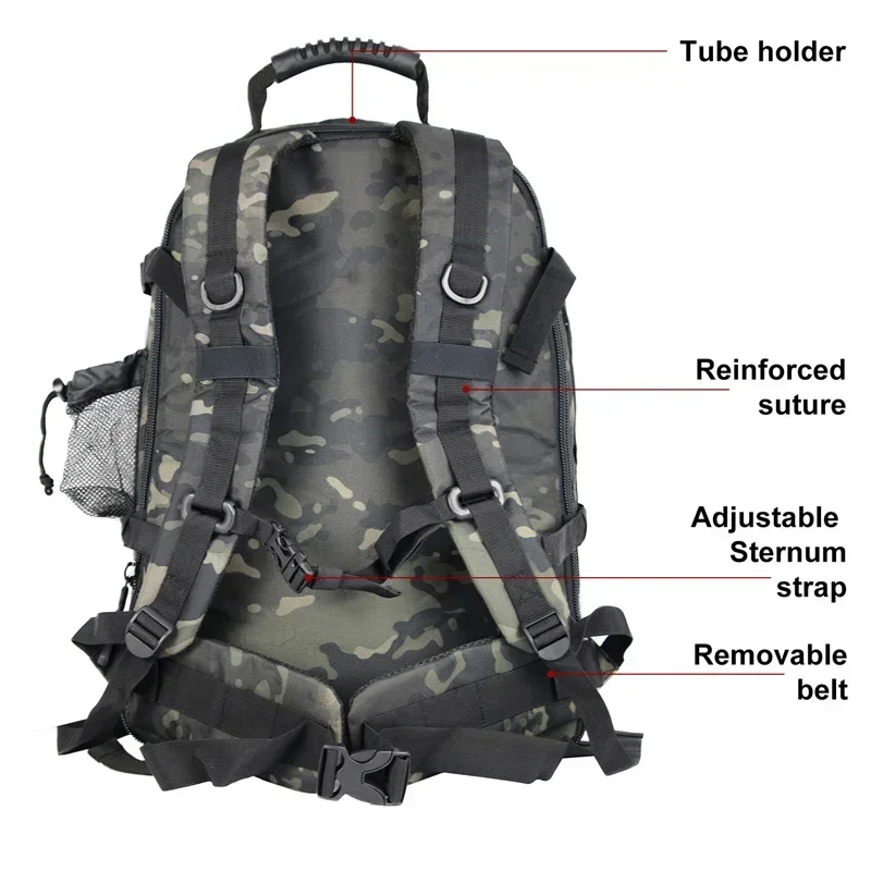 LQARMY 60L wojskowy plecak taktyczny armia Molle plecak szturmowy Outdoor Travel plecaki turystyczne Camping polowanie mochila hombre