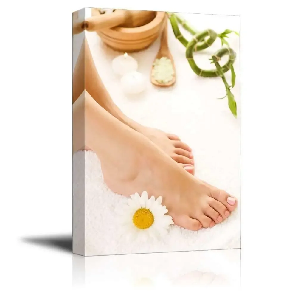 Foot Pedicure Body Spa Nail Salon Massage Posters Pictures HD Canvas Wall Art Home Decor Paintings for Living Room Decorations