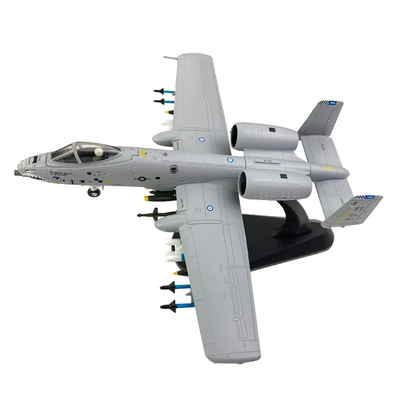 1:100 Schaal US A-10 A10 Thunderbolt II Aanval Vliegtuig Vechter Diecast Metalen Vliegtuig Vliegtuigen Model Kinderen Jongen Speelgoed