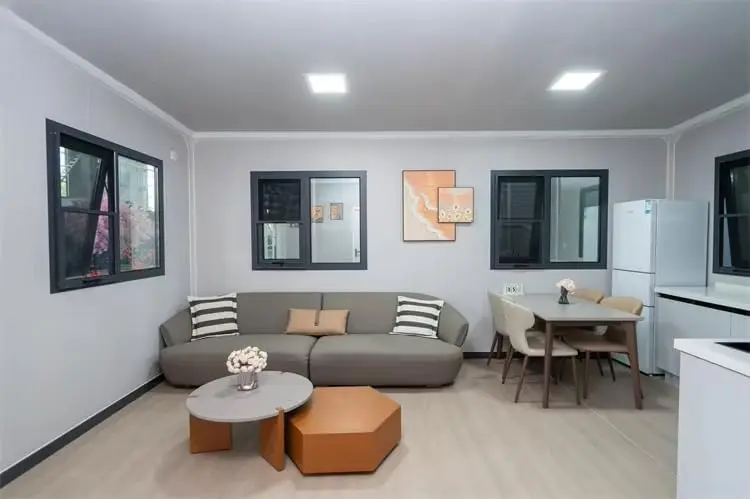 Beste erweiterbare Behälter mit Stahlstruktur, 20 Fuß, 40 Fuß, 3 Schlafzimmer, luxuriöser, zusammenklappbarer Erweiterungsbehälter für Zuhause