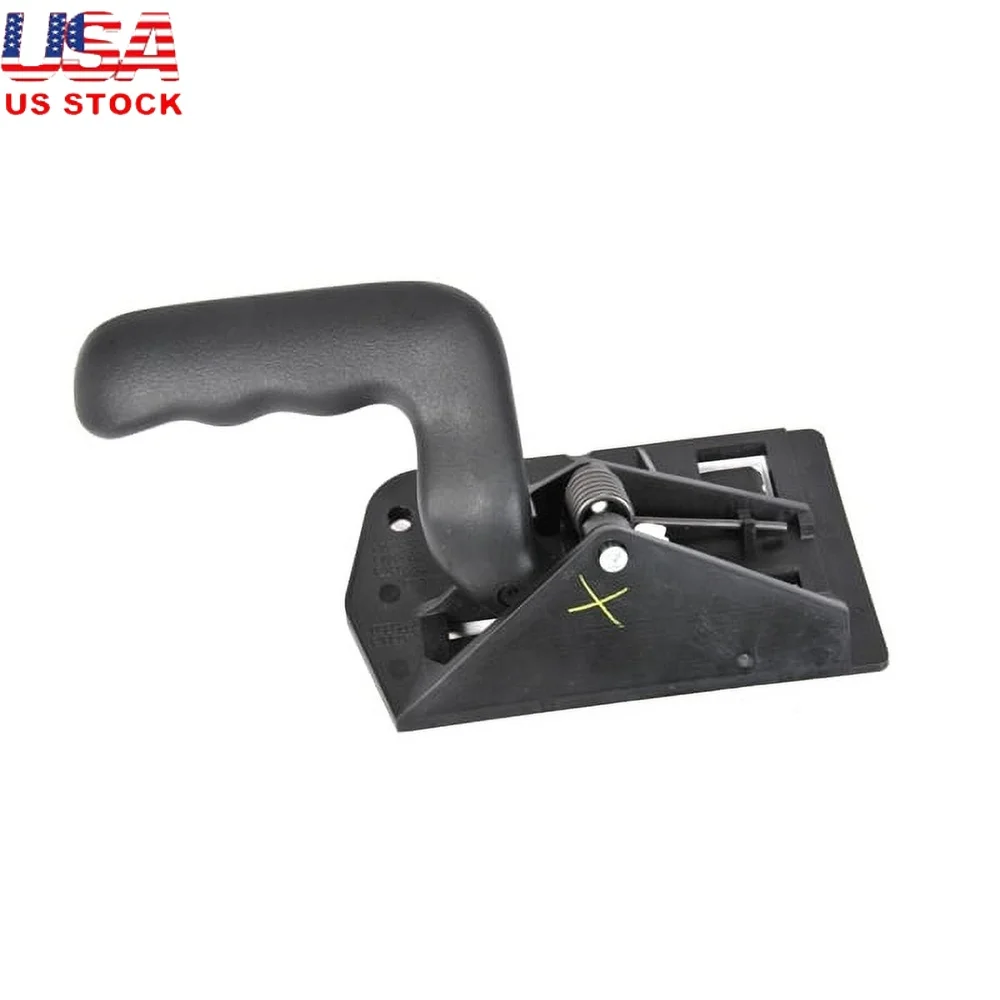 

Durable Plastic Interior Door Handle Home Use Easy Installation Replacement Part 11.25x5x4.88 Inches Black Finish