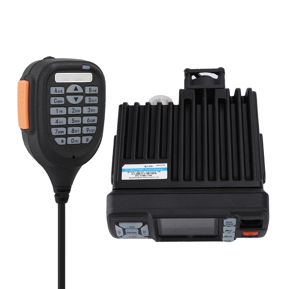 Dual band Car Walkie Talkie Mini Car Walkie Talkie Mobile Radio Dual band 400-470MHz For BAOJIE BJ-318