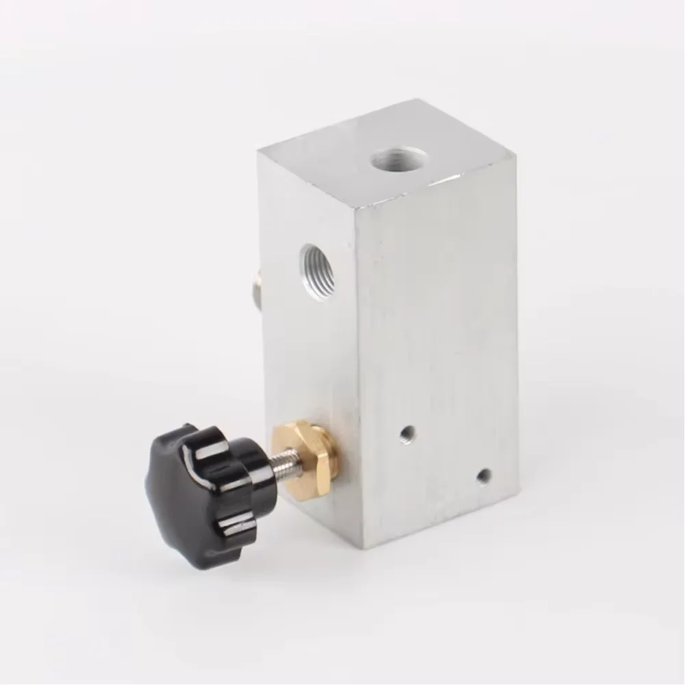 YONG HENG 0-300bar 0-4500PSI 0-30MPA High-pressure Air Pump Maintenance Accessory Aluminum Valve Block Assembly