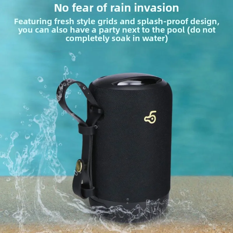 SOTAMIA 1PCS Drahtlose Bluetooth Lautsprecher Im Freien Tragbare Tragbare Subwoofer Karte Handy Computer Mini Audio Dual Lautsprecher