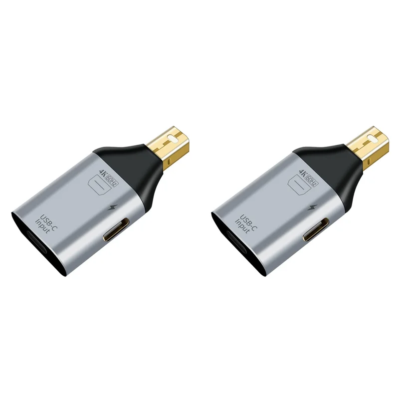 

Адаптер AP-2X USB C Type-C «мама» на совместимый адаптер DP Minidp «папа» HD Video 4K при 60 Гц (интерфейс, совместимый с MINI DP)