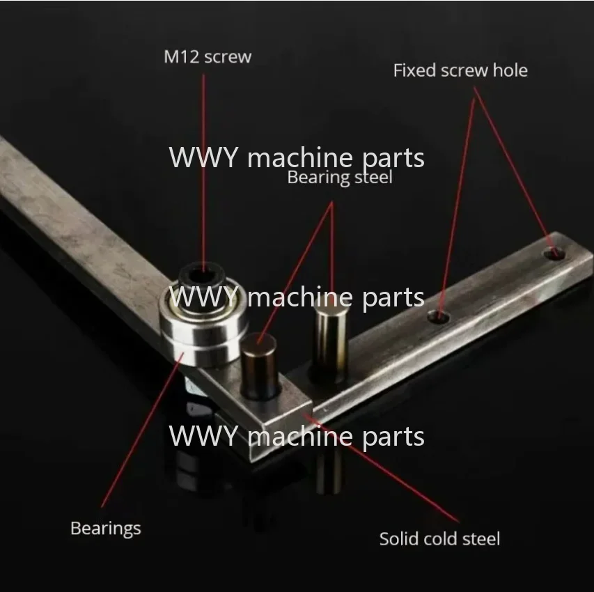 1pcManual Bending Machine Steel Bar Bender Braided Basket Anchor Hook Iron Steel