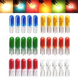 10Pcs Car T10 Halogen 3W 194 158 Wedges 12V Car Lamp White Bulbs Instrument Light Reading Lights Clearance Lamp Auto Accessories