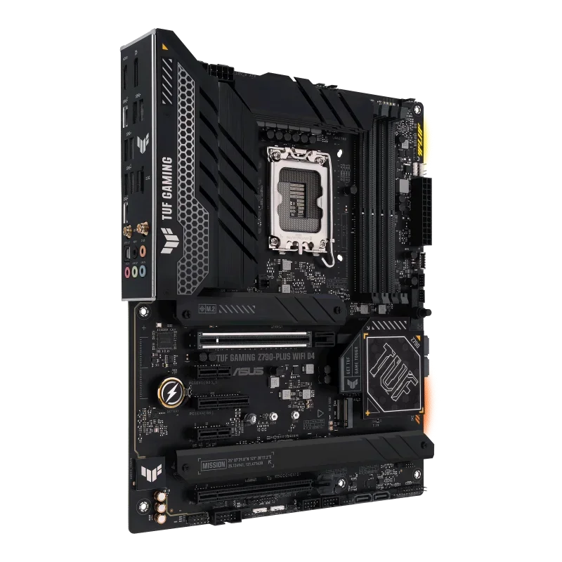 ASUS TUF GAMING Z790-PLUS WIFI D4 LGA 1700 Intel 12Th&13Th Gen ATX Gaming Motherboard PCIe 5.0 DDR4 4xM.2 Slots 16+1 DrMOS WiFi6