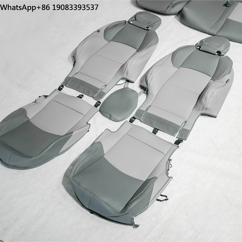 Precision Fit Odorless Breathable NAPPA Leather Car Seat Covers Automobile Interior Decoration Accessories for Dodge Charger