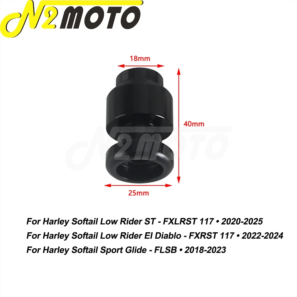 Motorcycle Sissy Bar Luggage Rack Docking Hardware Kits For Harley M8 Softail Sport Glide FLSB Low Rider ST FXLRST FXRST 2018-25 view 5