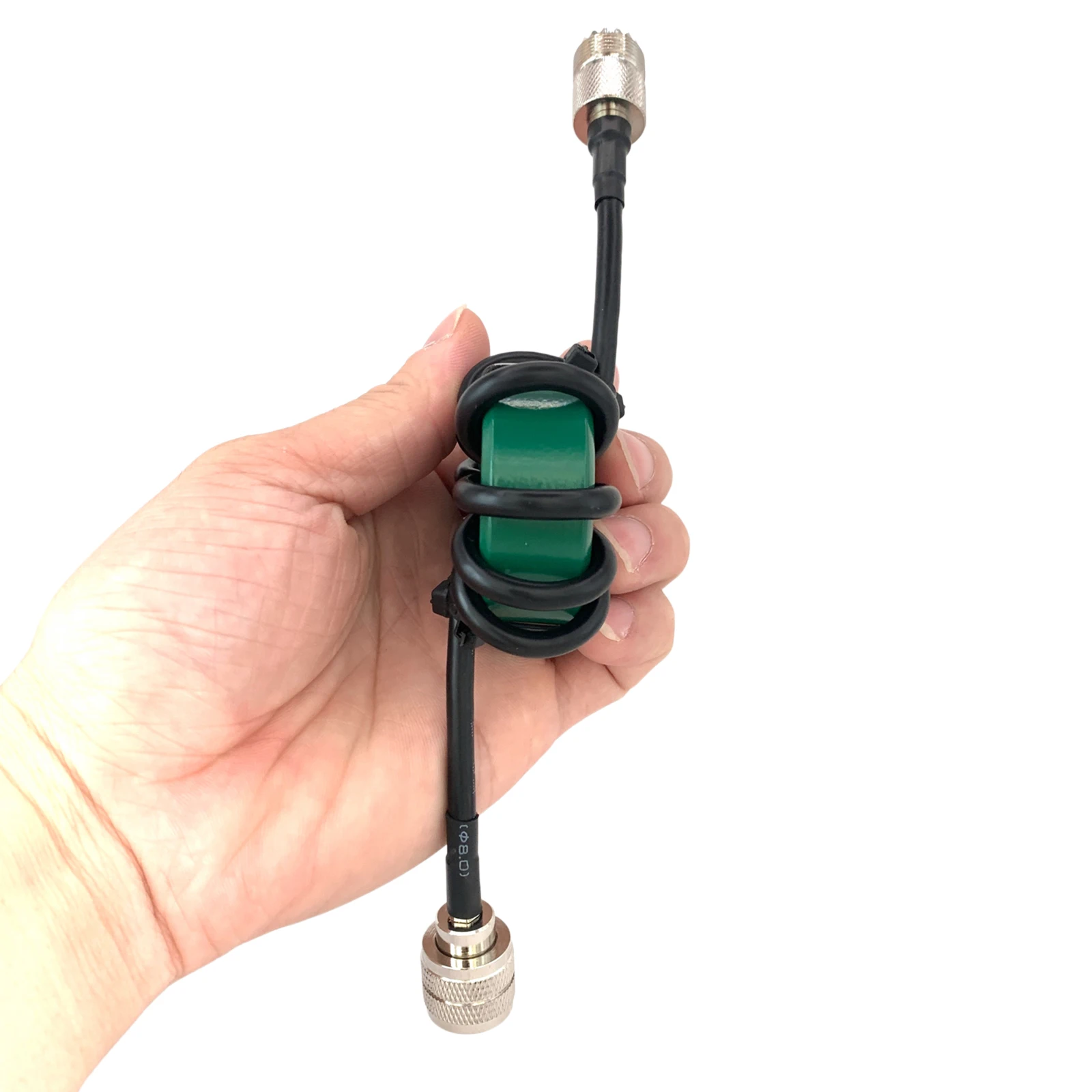 1.8-30 MHz 200W Shortwave Choke Coil HF Choke Balun Magnetic Core for High Frequency Radio and RF Testing