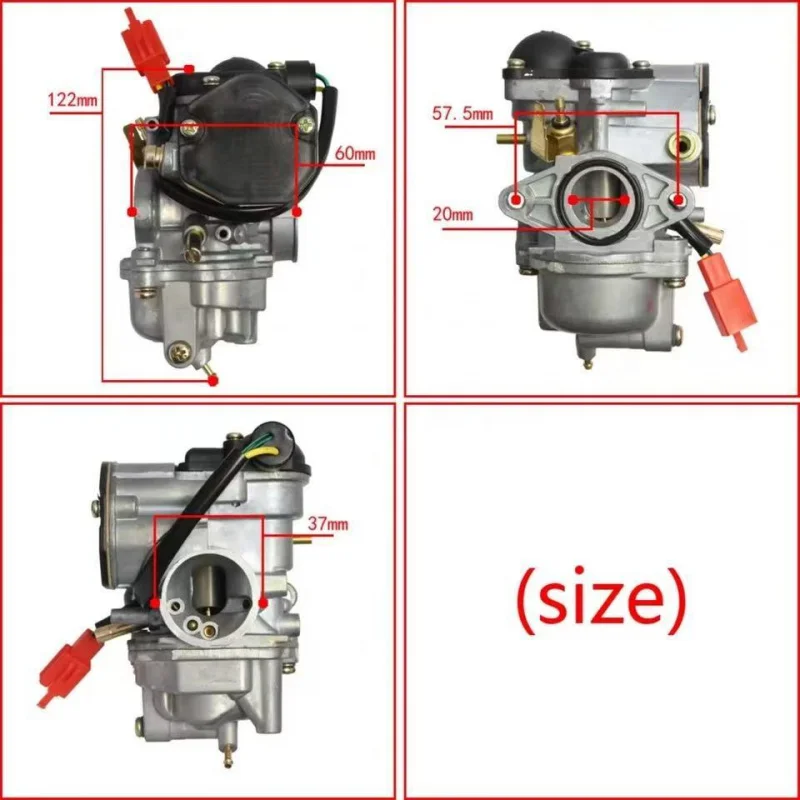 Motorcycle carburetors are suitable for two-stroke AG50, AG60, AD50, AG100, V100, Address50 LLL
