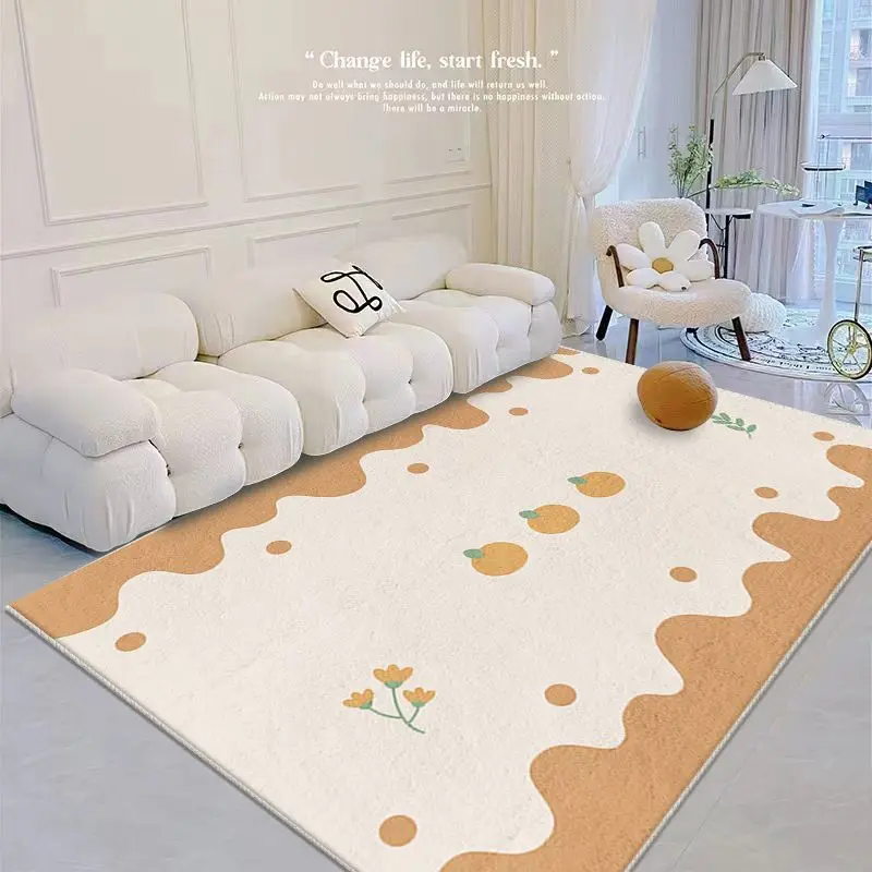 Modern Minimalist Living Room Decoration Plush Carpet Home Anti-slip Mat Fluffy Soft Lounge Rug Nordic Style Rugs for Bedroom