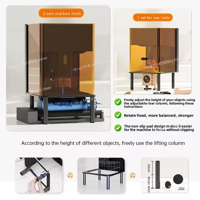 Diaojiang New Mini Desktop Laser Engraver | Fully Automatic Micro Marking Printer for Home Use