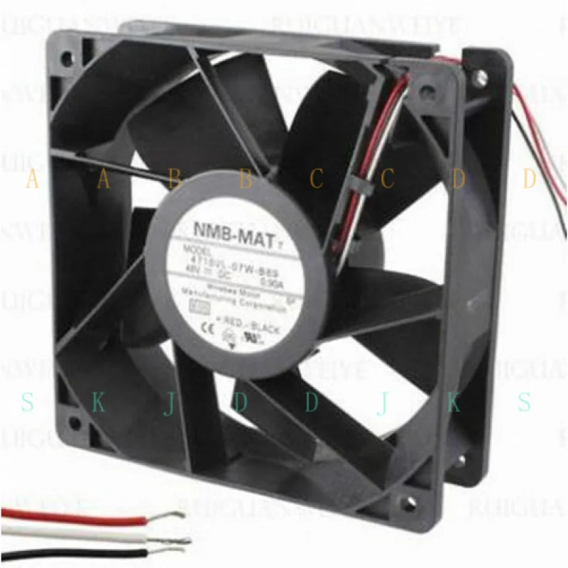 

M for 1 pcs NMB-MAT 4715VL-07W-B89 48V 0.90A cooling fan