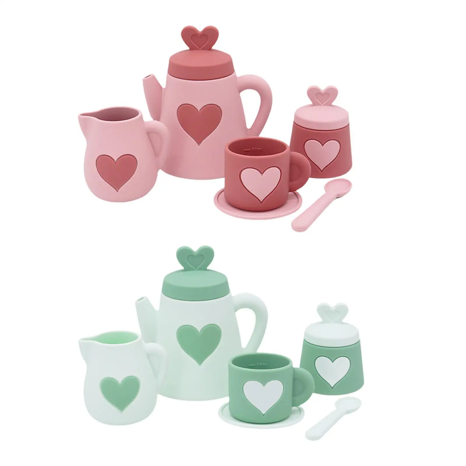 Tea Party Tableware Playset แกล้งชุดน้ําชาสําหรับเด็กชายและเด็กหญิงอนุบาล