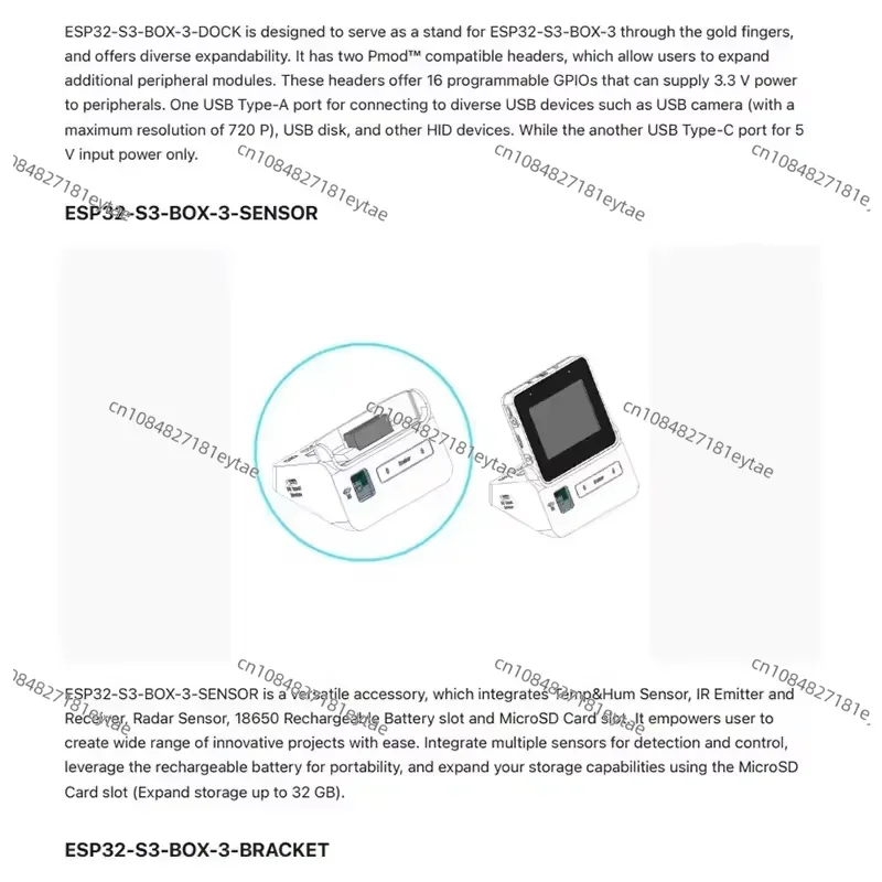 New original ESP32-S3-BOX-3 AIoT Development Kit