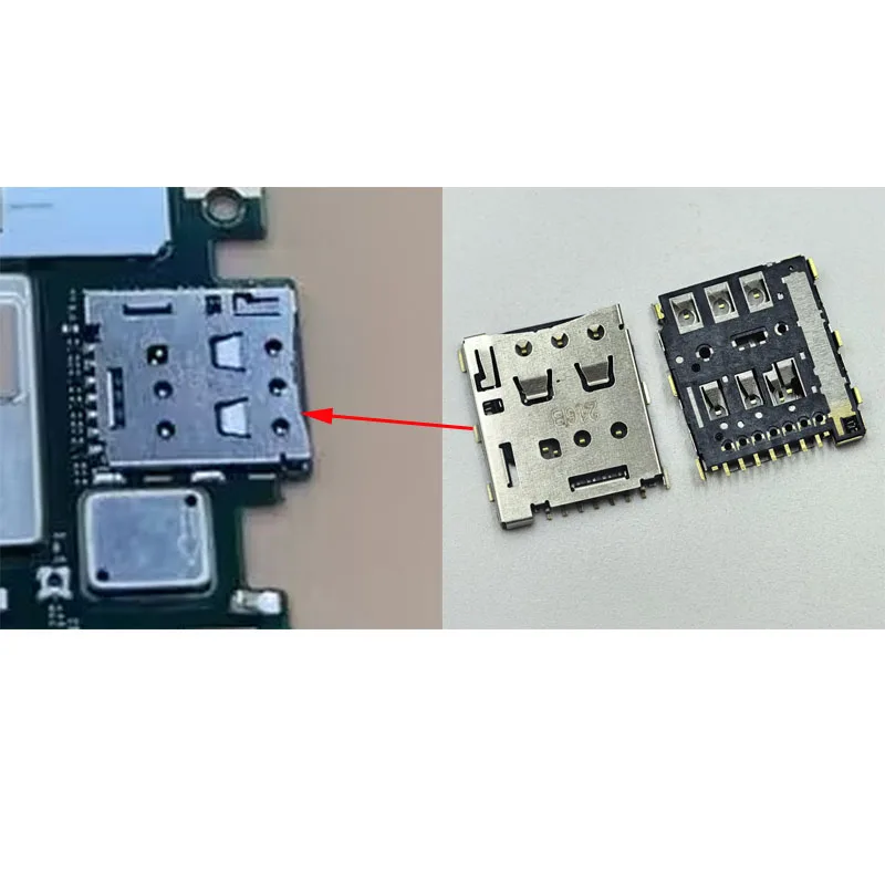 10-100Pcs Sim Card Holder Reader Slot Tray Connector Plug For ZTE Router WiFi U50 60 Pro 5G WIfi6 MU5120 MC688D MU5250 WiFi7