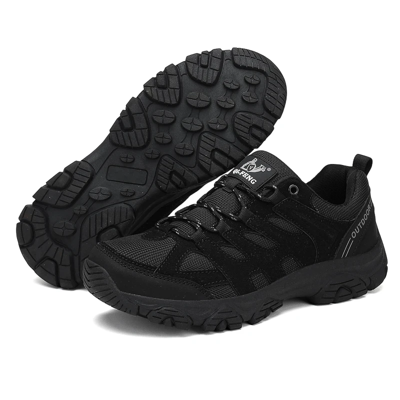 

Men‘s Hiking Shoes Breathable Outdoor Trainers Lace-up Trekking Sneakers Hunting Tactical Boots Walking Shoes Wading Sports Shoe