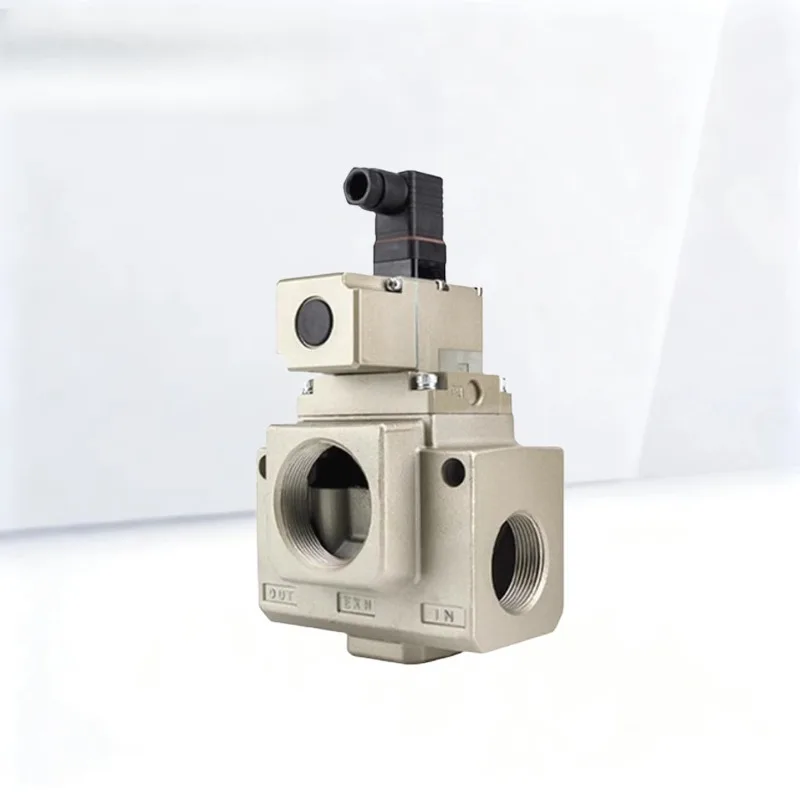 Made in China DIN Terminal VP3145 VP3165 VP3185 Series Two-Position Three-Way Solenoid Valve Large Caliber Pneumatic Air Flow