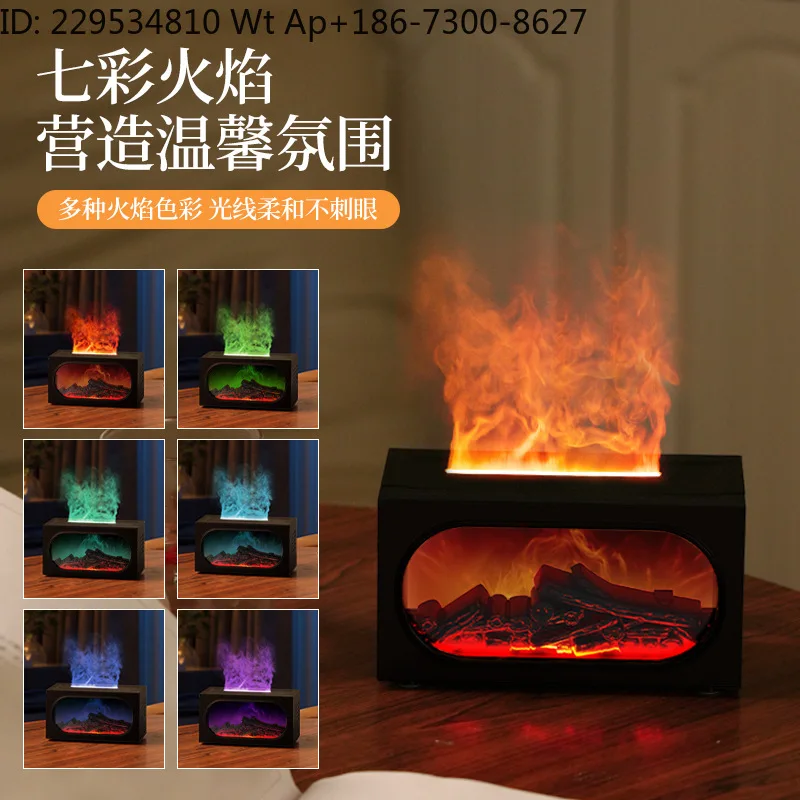 2026 fireplace home desktop simulation atmosphere atomizing humidifier