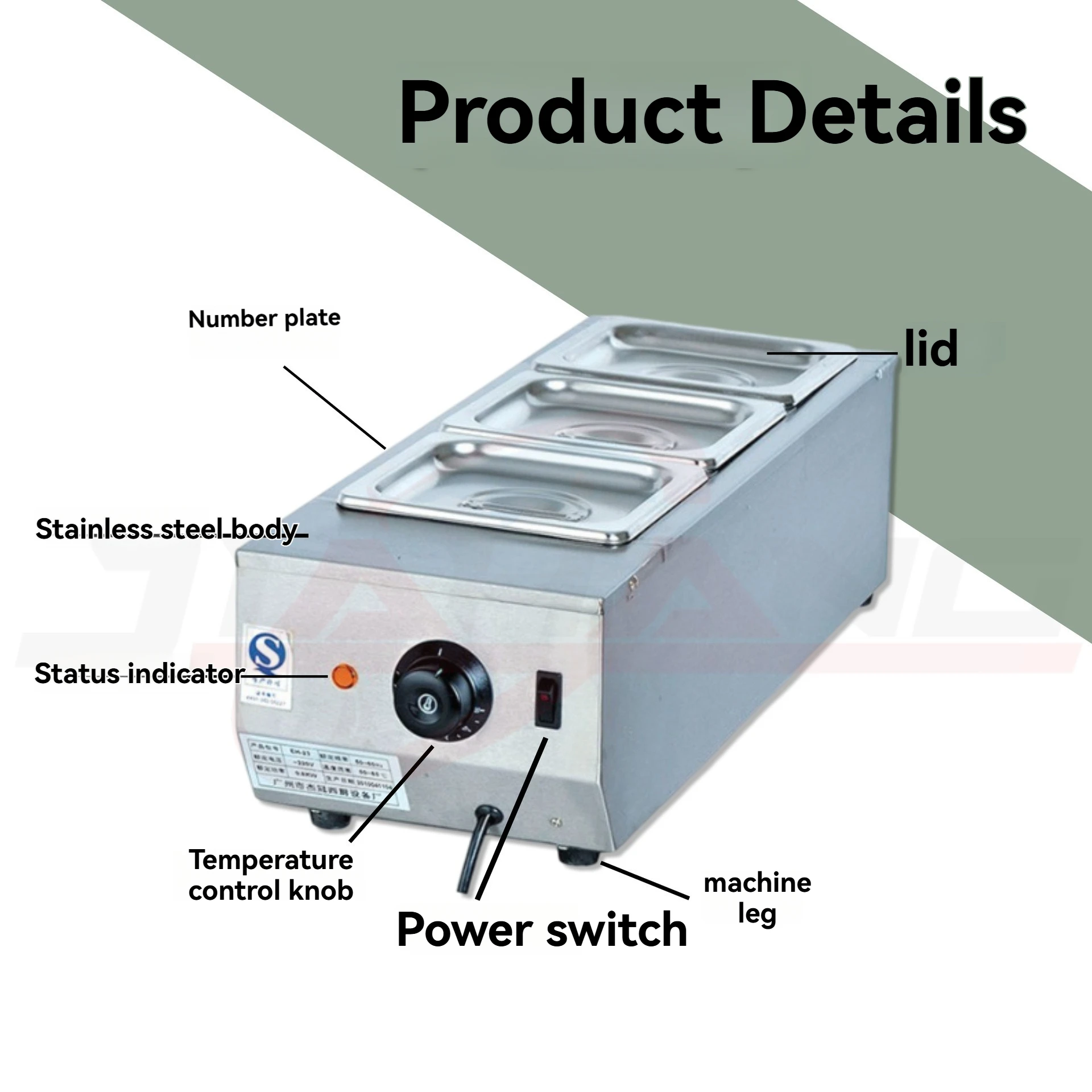 Double Tank Stainless Steel Chocolate Melting Machine, New Insulated Model, Suitable for Cross-Border Shipping Factory Direct