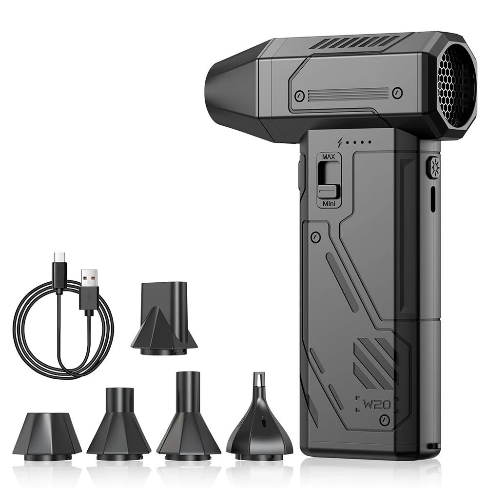 180000RPM Cordless Electric Air Duster 3 Brushless Blower With Type C For Battery For Computer Keyboard Car Cleaning Tool