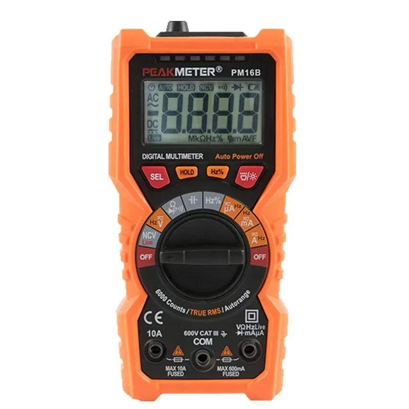 PM16B intelligent anti-burning multimeter digital high-precision automatic universal meter electrician repair meter