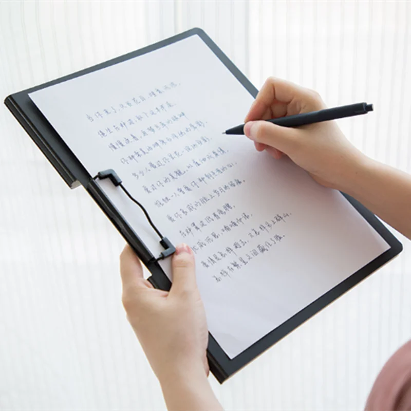 Fizz 가로 A4 폴더 7 색 무광택 질감 폴더 휴대용 패드 휴대용 펜 트레이 사무실 Metting 파일 포켓 2 가지 유형