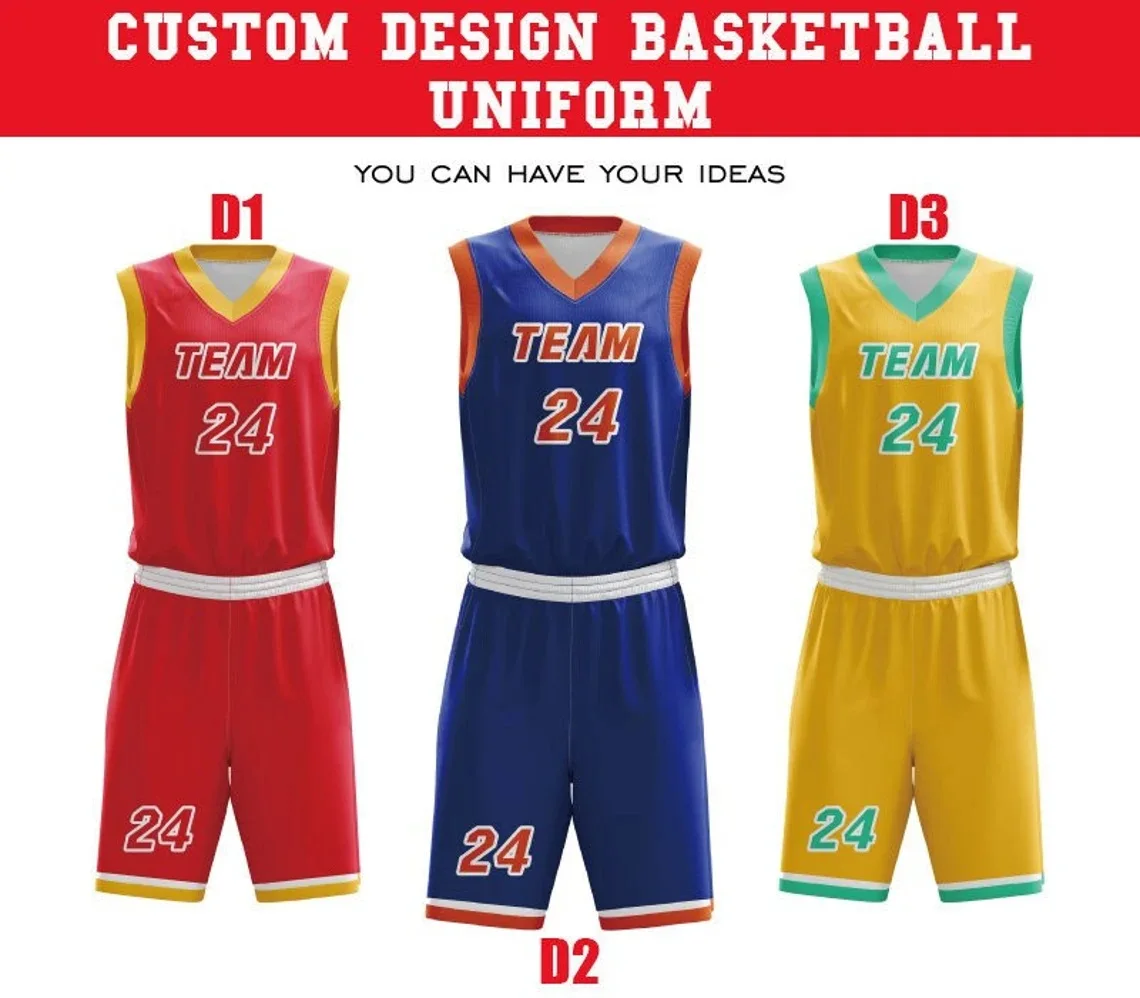 

New Arrival Basketball Jersey Suit 2022 Men Women Team Throwback Sportswear Sets Clothes Boys Uniform Print