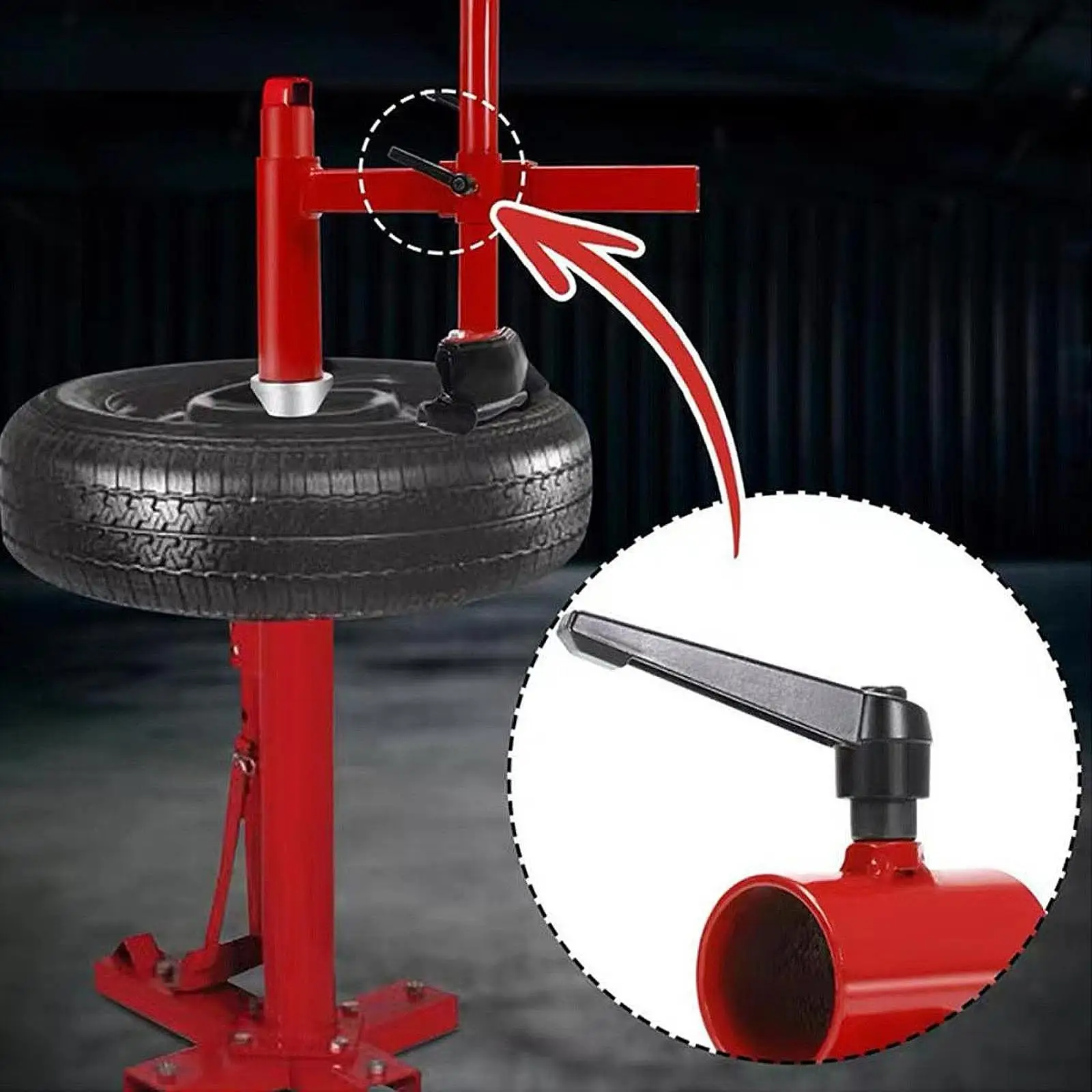 

Bearing Manual Tire Changer Duck Head Adapter Kit Removal Installation Tool Labor Saving Tire Remover for Small Auto Car