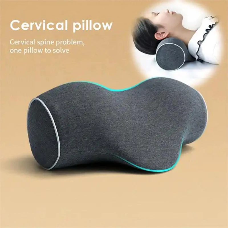 For Cervical Spine Discomfort Memory Foam Pillow Portable Orthopedic Neck Pillow Relieve Shoulder And Neck Pain Stretch Neck