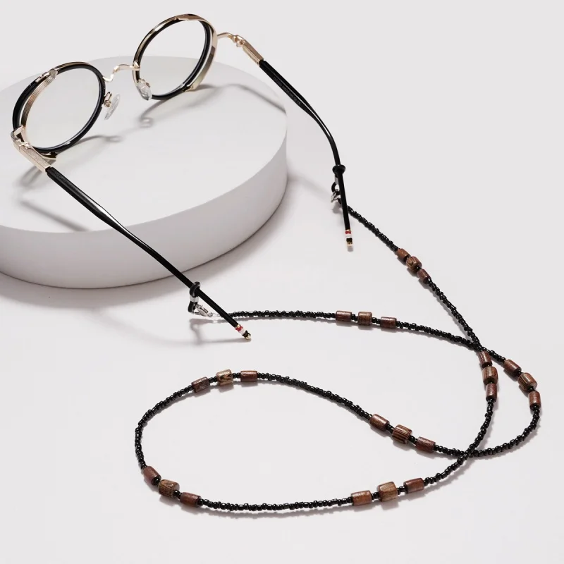 Sunglasses Masking Chains Hanging Neck Glasses for Women Men Beaded Anti-Lost Reading Chain Lanyard Fashion Eyeglass Accessories