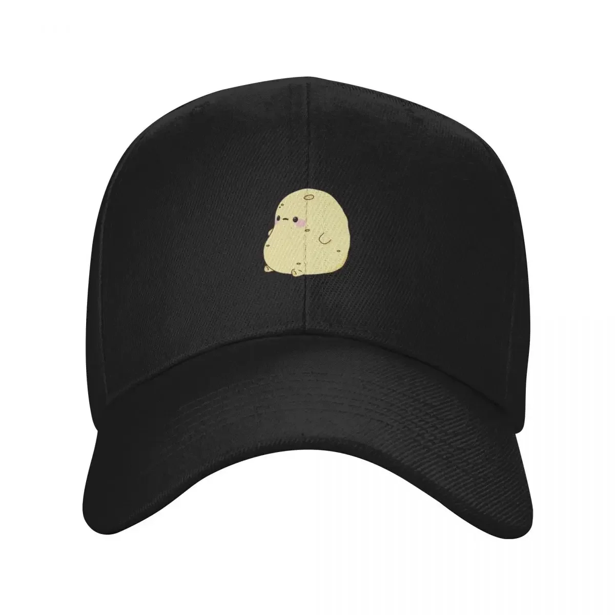

Cute Kawaii Potato - Lazy Sitting Sad Potato Baseball Cap Christmas Hat Vintage funny hat Women Hats Men's