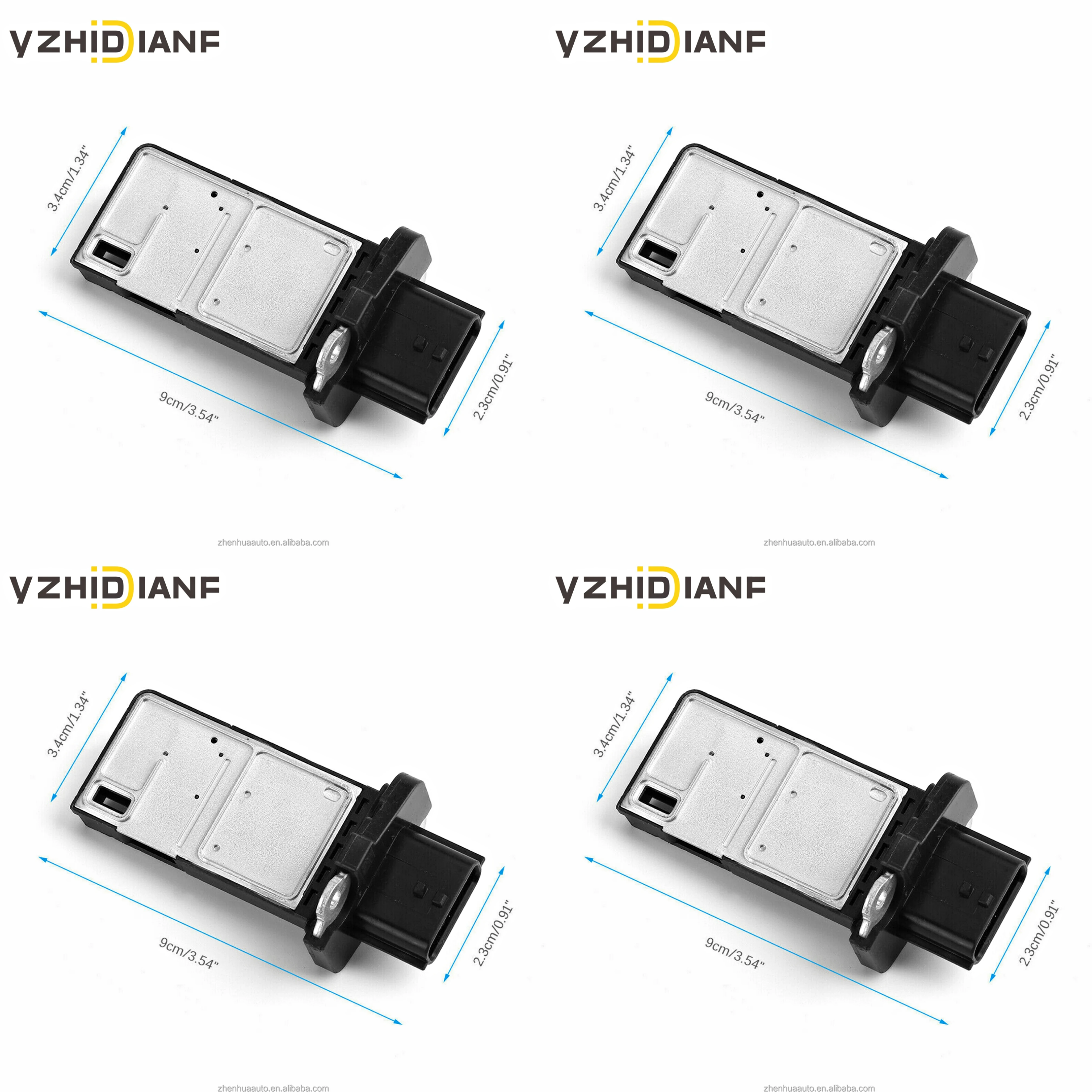 1pc 22680-7S00B 日産キャシュカイ ティーダ C11 SC11X エクストレイル T30 NV200 キューブ Z12 AFH70M-38 質量空気流量 MAF メーターセンサー車用