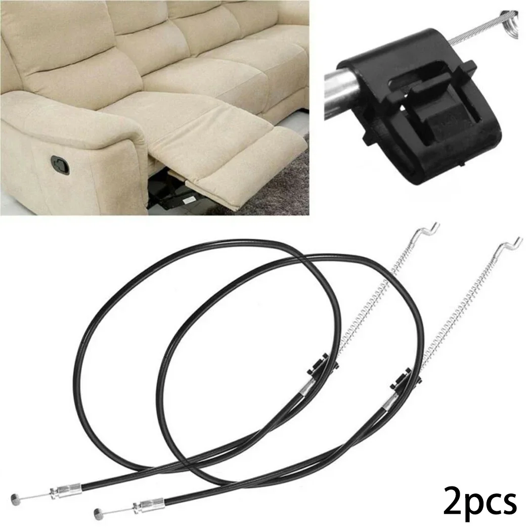 Cable de manija de sofá reclinable de Metal, reemplazo de palanca de liberación de silla, 93CM, 4311, Cable de resorte de mandril, Material de alta calidad, 2 uds.