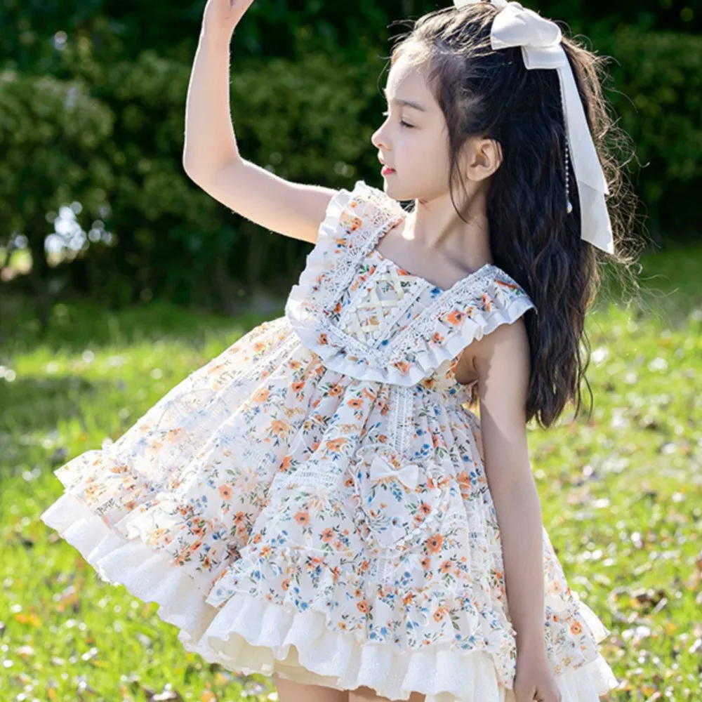 new-spring-summer-girls'-sleeveless-vest-dress-children's-lolita-floral-embroidery-princess-lolita-vestido-floral