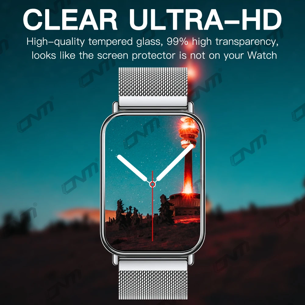 9H Premium Tempered Glass for Xiaomi Band 8 Pro Smart Watch Clear HD Screen Protector for Mi Band 8 Pro Protective Film