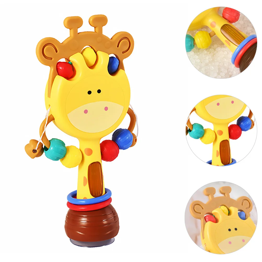 

Drum Shaking Musical Drum with Light Singing Suction Cup Suitable for Preschool Infants Early Education Brain