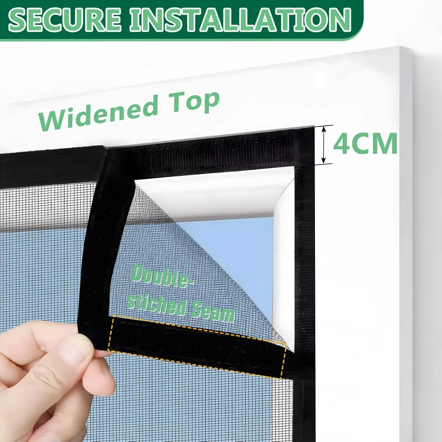 Magnetic Door Screen,Auto Clos - Home Security Door Reinforcement Lock 评论和价格