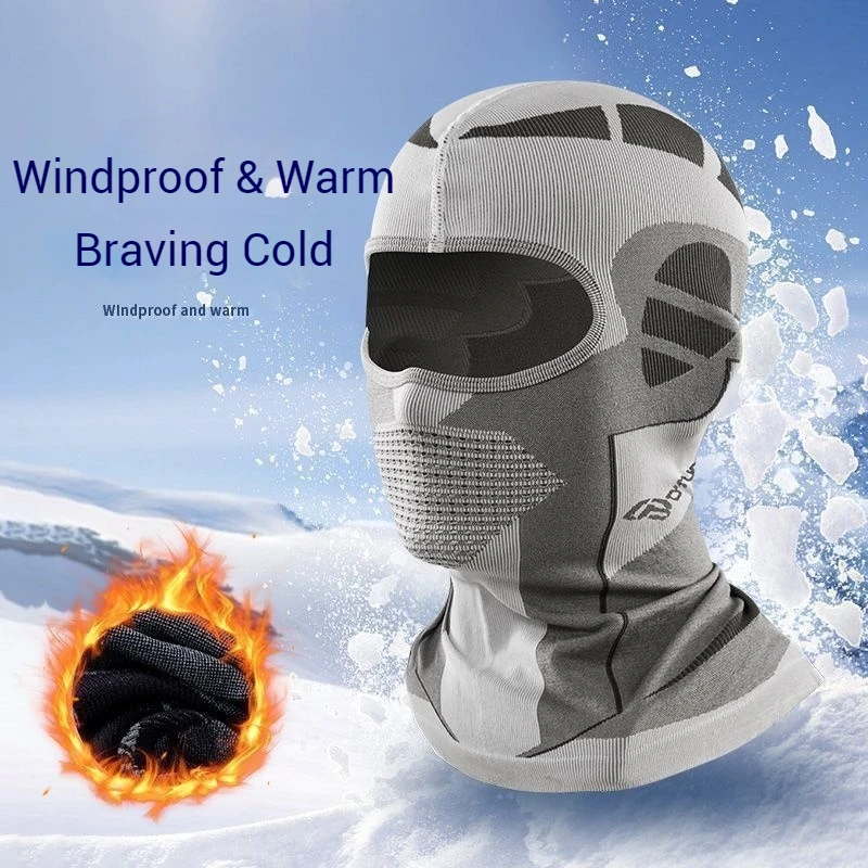 

Unisex Cold-Proof Thermal Motorcycle Face Mask Winter Ski Hat Full Mask For Cycling Hunting Ski Head Neck Cover Helmet Liner Cap