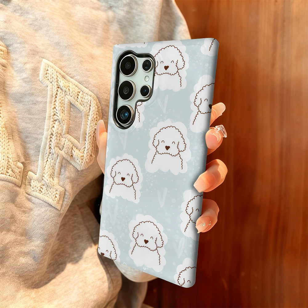 حافظة هاتف بودل بيضاء غريبة الأطوار لهاتف سامسونج جالاكسي S25 Ultra S24 S23 Ultra Plus غطاء خلفي بطبقة مزدوجة مقاوم للصدمات