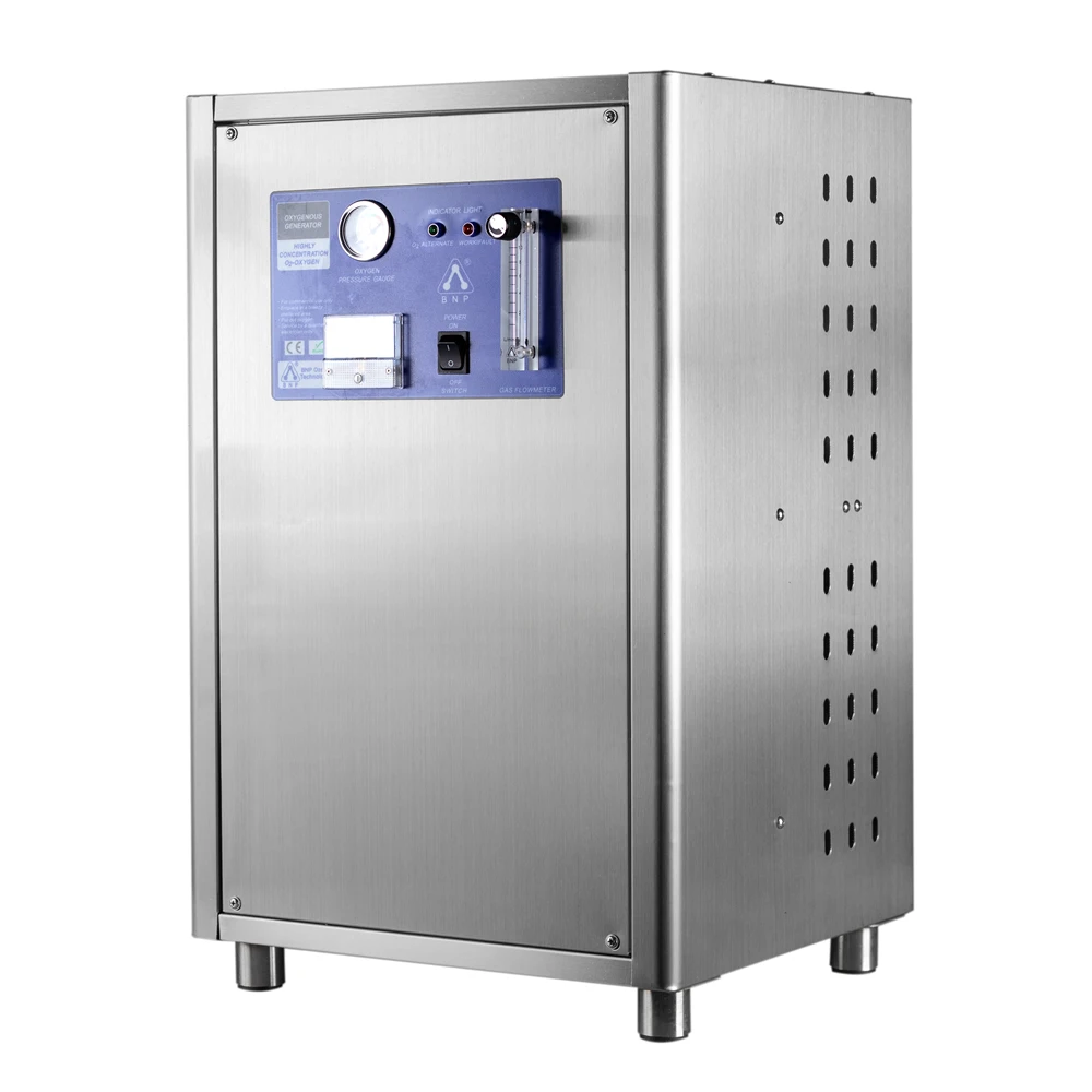 4-5L industrial PSA oxygen generator, equipped with an air compressor, ozone generator for fish pond farms and aquariums