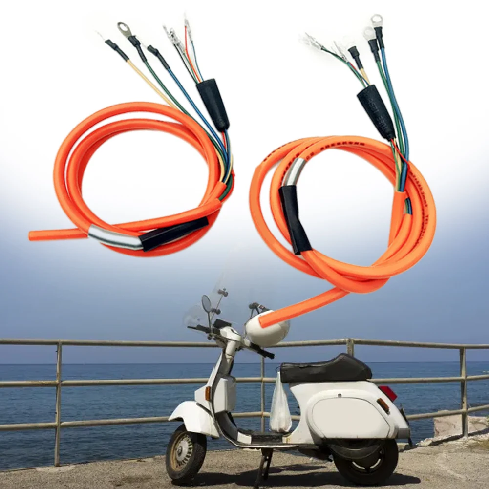 Demanding Environments Orange Pure Copper Motor Wire Motor Extension Cable Efficient Performance Stable Connection