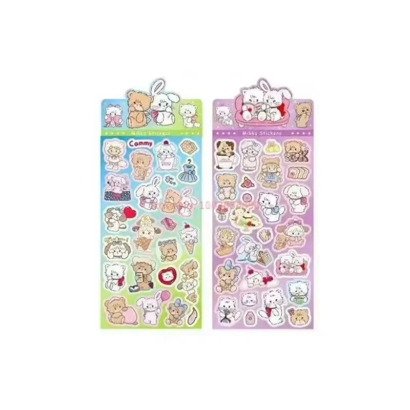 9/90pcs Mikko Laser Sticker Mobiele Telefoon Dagboek Hand Account Diy Ins Cartoon Celebrity Explosie Kinderen Sticker Groothandel