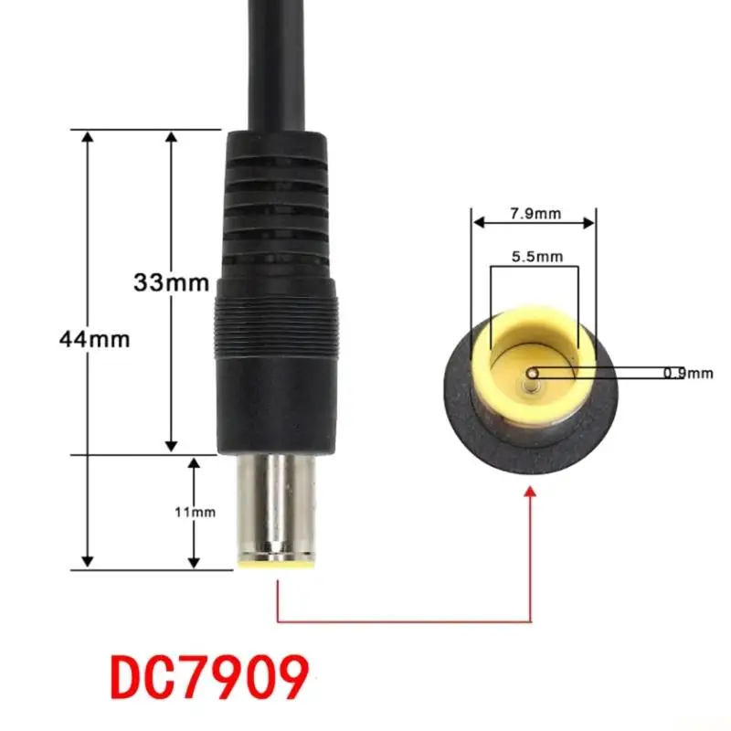 B03F Input Charging Cable Set for Energy Storage Use with Tip, Black Wire Finish and Simple Solar Ready Routing