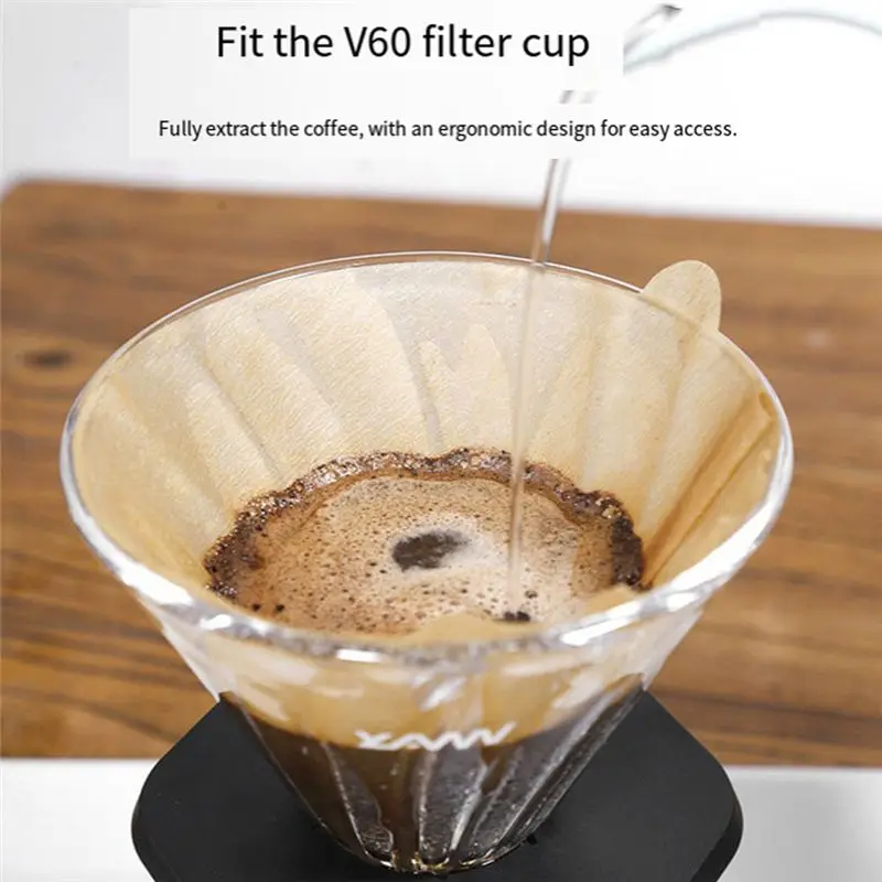 AB13-Wood Pulp Coffee Filter Paper Filter Cup Coffee Drip White Filter Paper Coffee Filter Paper Specially Used For Coffee