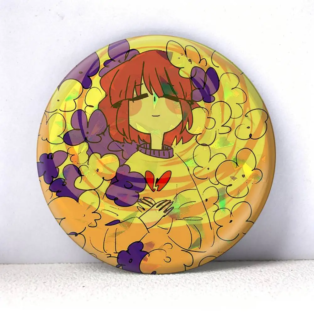 undertale frisk   75mm 44mm 25mm Accessories Toys Badge Brooch Backpack Hat Pins