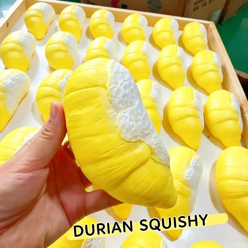 Simulation Durian  Fidget Toy Super Soft Slow Rising Stress Relief Toy Pocket Sized for School Break Anxiety Calm
