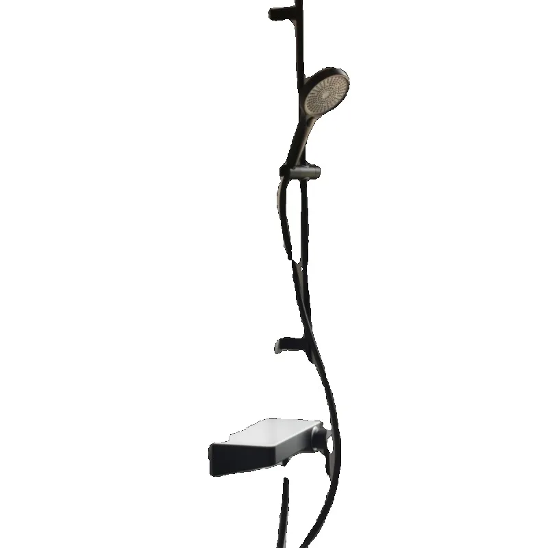 Hot and cold shower, with 900mm extended lift rod, multi-functional handheld shower.